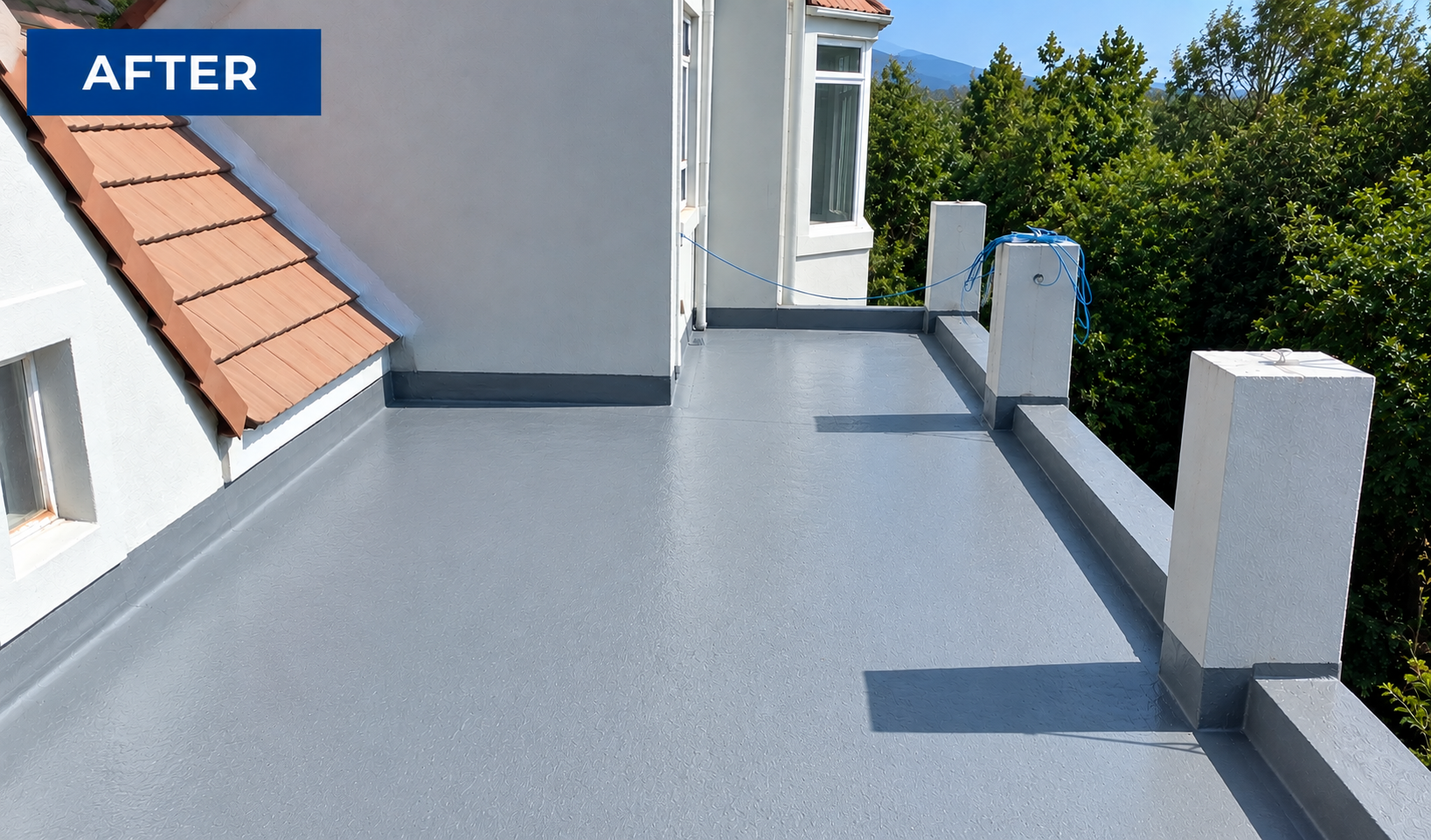 waterproofing after